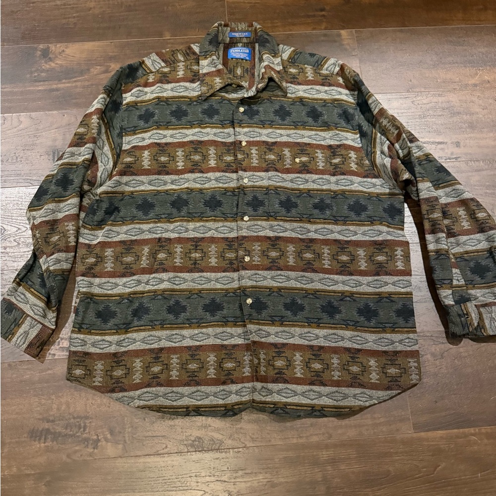 Pendleton Multicolor Patterned Shirt - image 1